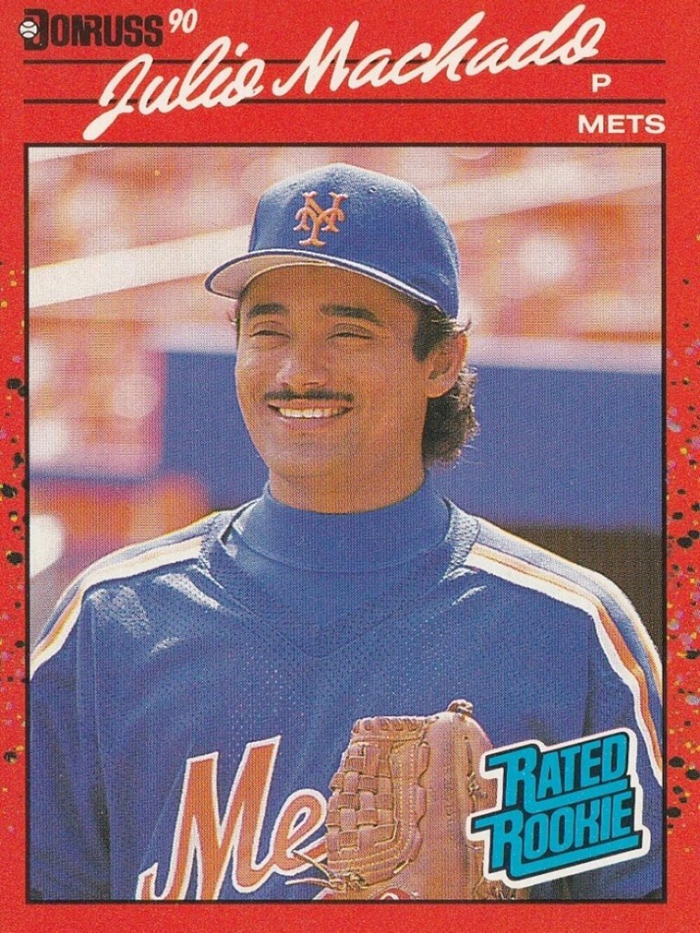 Julio Machado - Donruss 90 Rated Rookie Baseball Card